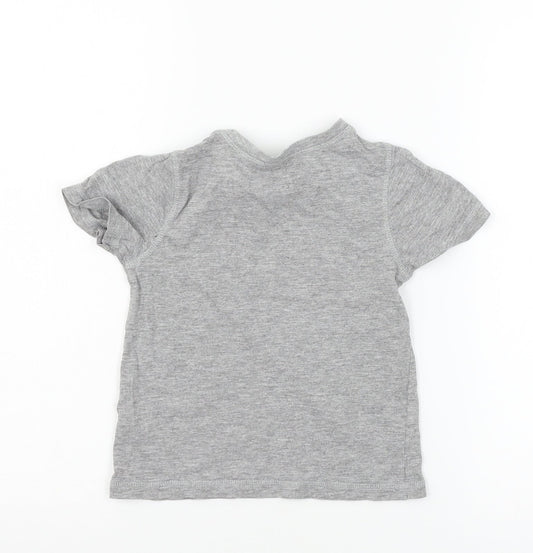 George Boys Grey  Jersey Basic T-Shirt Size 4-5 Years  - Stay Cool dude