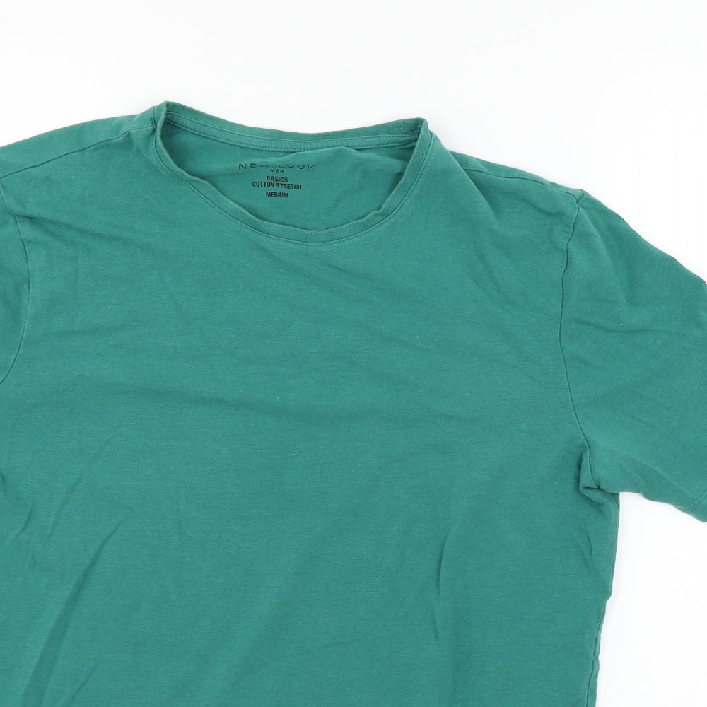 New Look Mens Green  Jersey  T-Shirt Size M