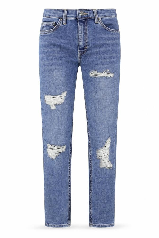 Womens UK Size 28 in Topshop Regular Fit Straight Blue Jeans