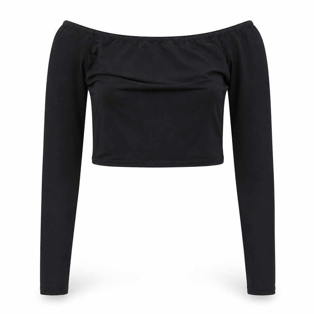 Womens UK Size 8 PRETTYLITTLETHING Black Basic T-Shirt