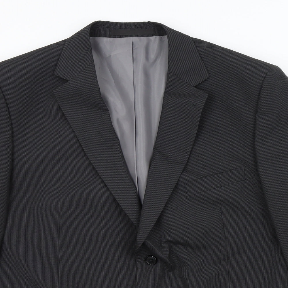 Mens UK Size 46 M&S Regular Grey Suit Jacket