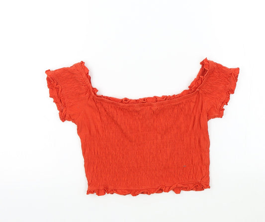 New Look Womens Red   Basic T-Shirt Size 10