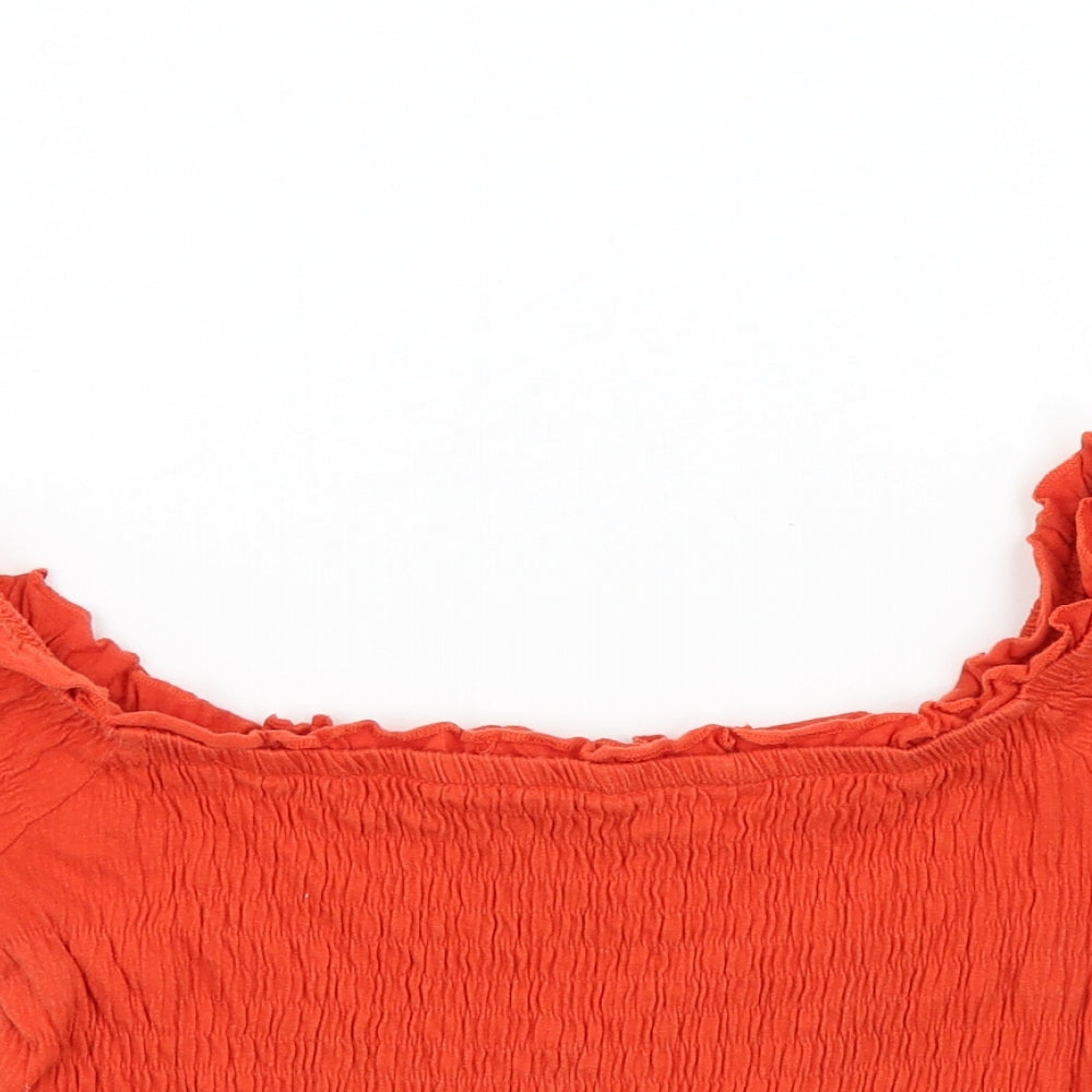 New Look Womens Red   Basic T-Shirt Size 10