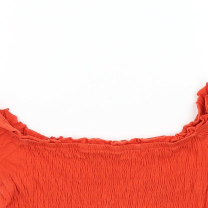 New Look Womens Red   Basic T-Shirt Size 10