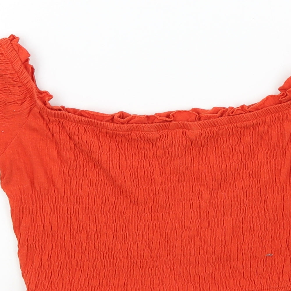 New Look Womens Red   Basic T-Shirt Size 10