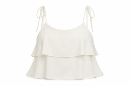 Womens UK Size 10 Miss Selfridge White Basic Blouse