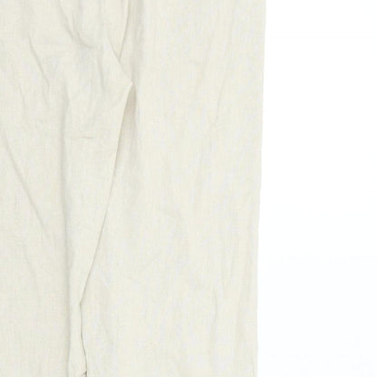 Enza Womens Beige   Trousers  Size XL L29 in
