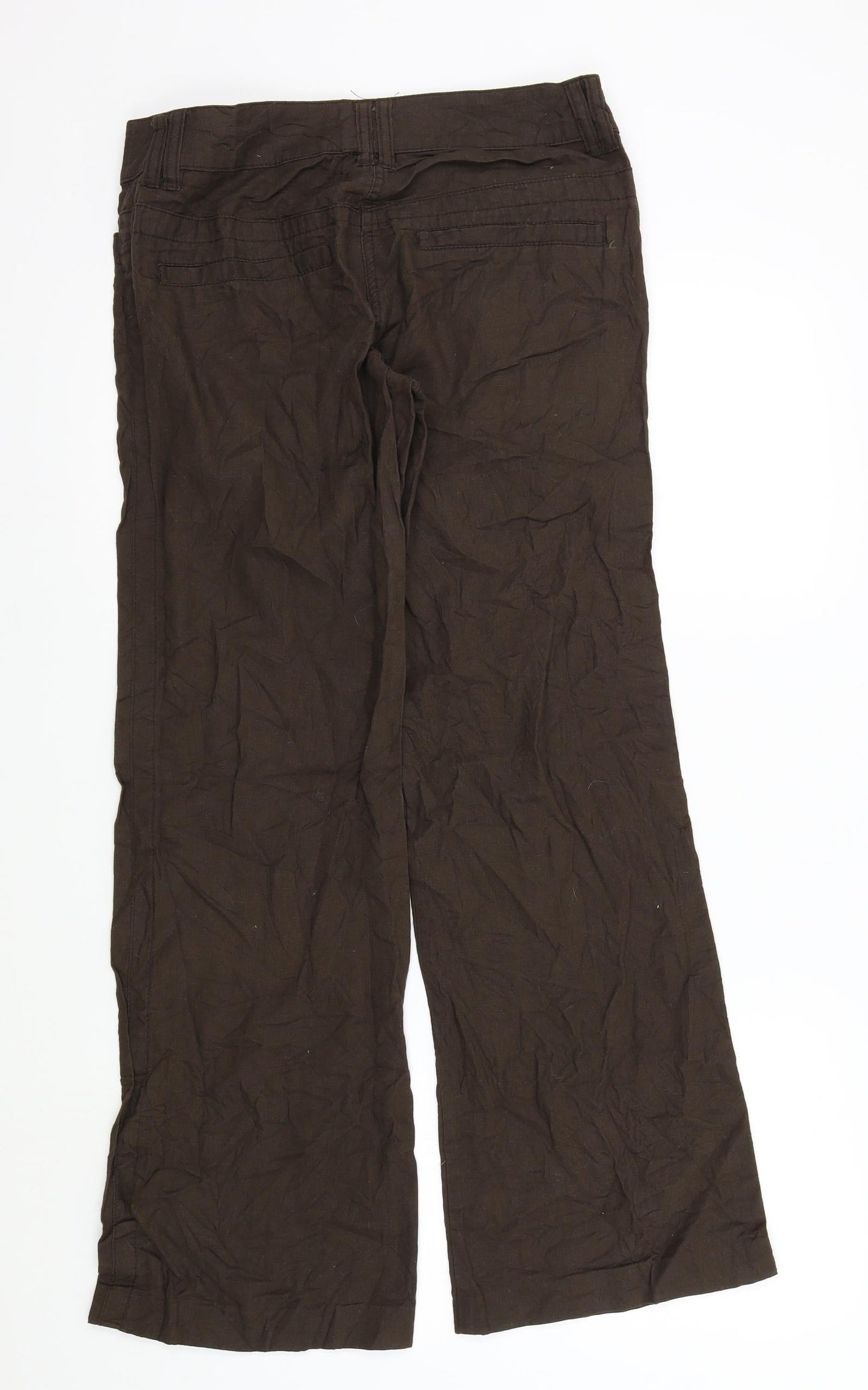 Womens UK Size 36 H&M Regular Fit  Brown Trousers