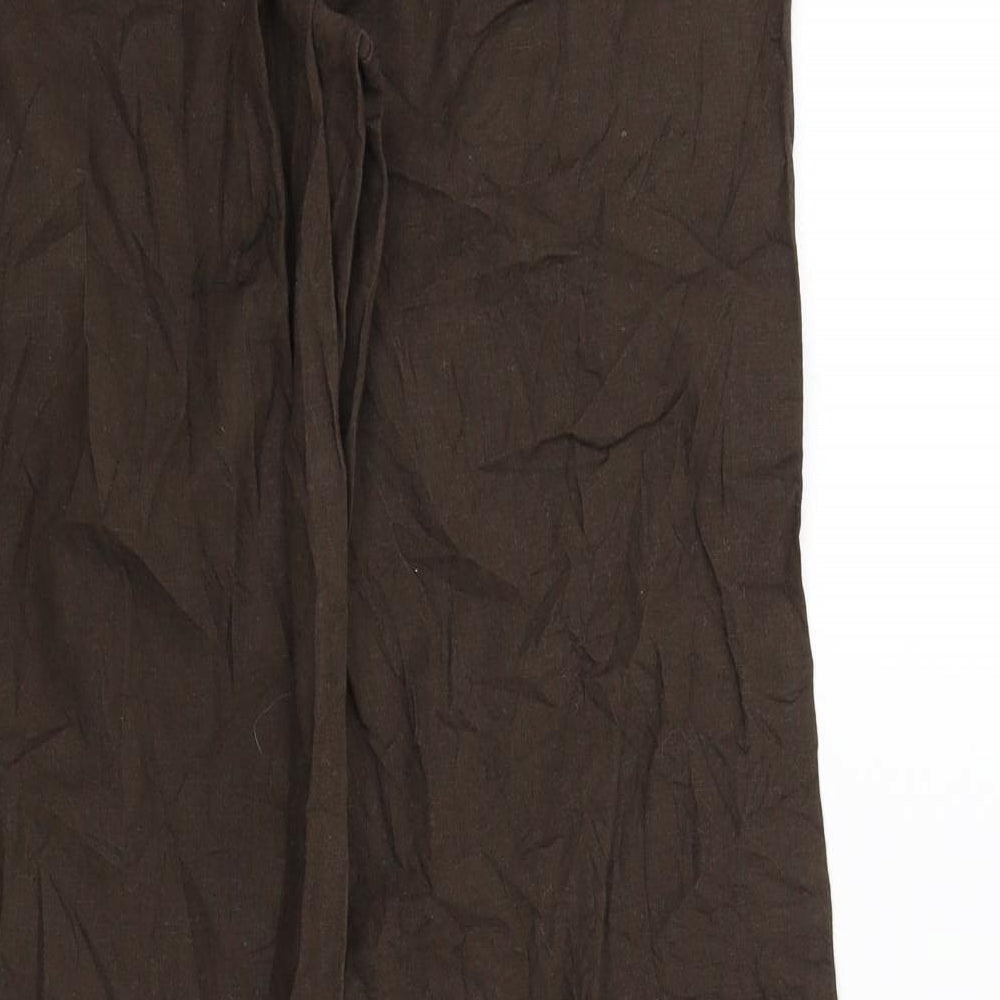 Womens UK Size 36 H&M Regular Fit  Brown Trousers