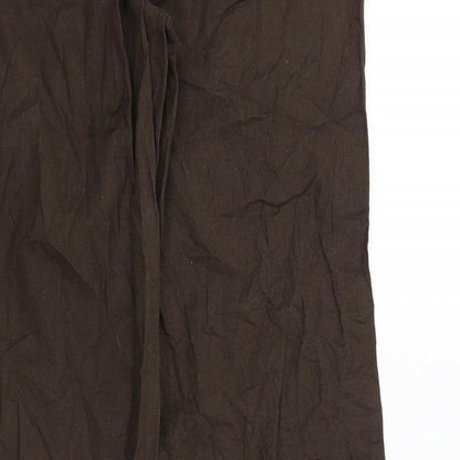 Womens UK Size 36 H&M Regular Fit  Brown Trousers