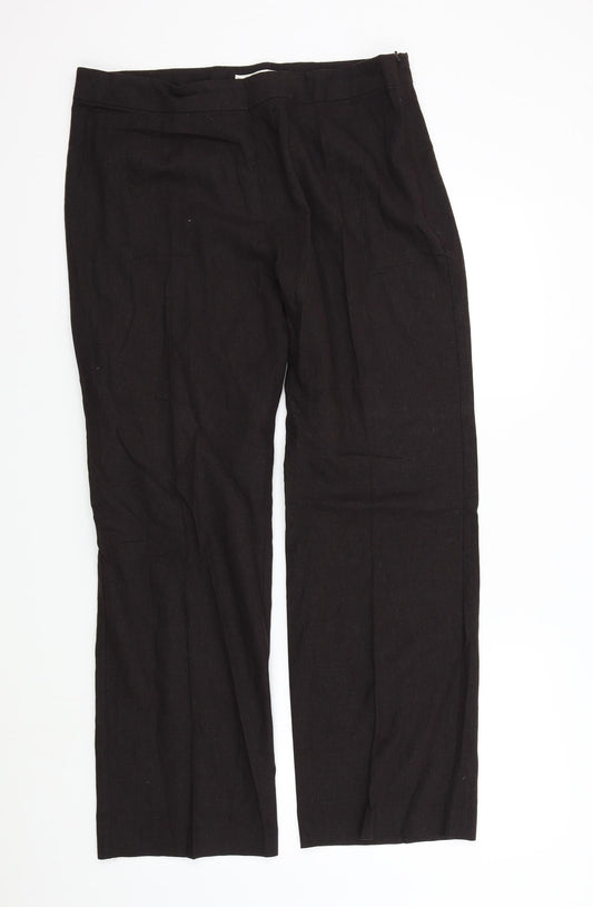 EWM Womens Brown   Trousers  Size 14 L27 in