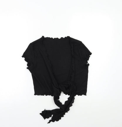 SheIn Womens Black   Basic Blouse Size S