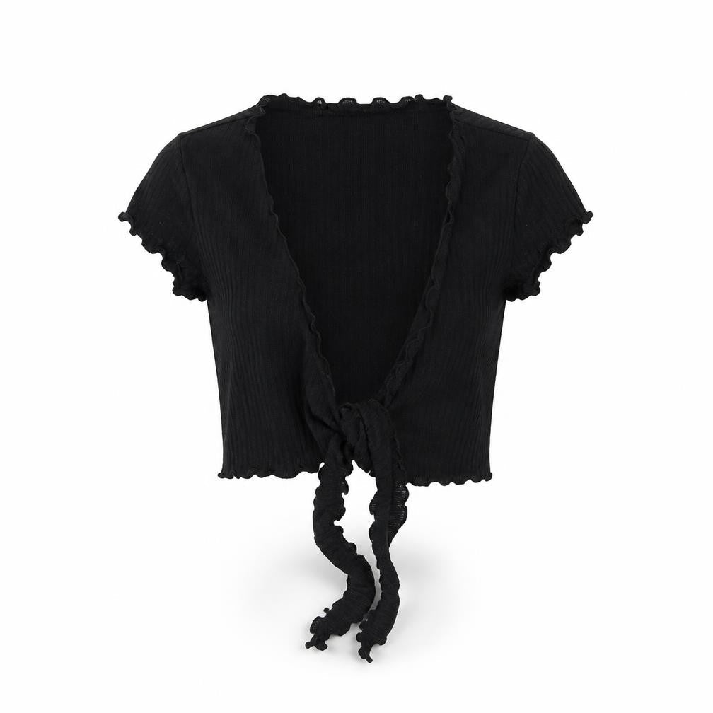 Womens UK Size S SheIn Black Basic Blouse