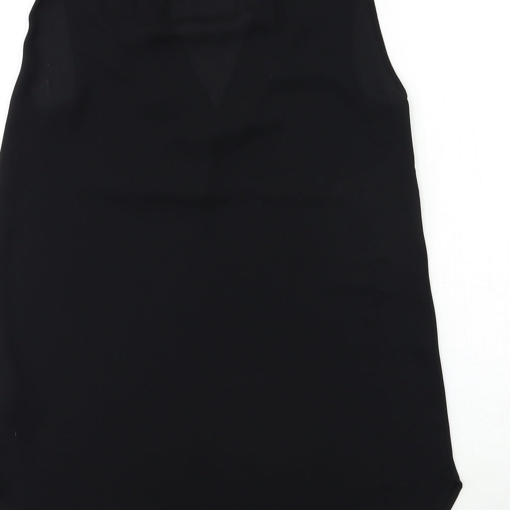 Womens UK Size 6 H&M Black Basic Blouse