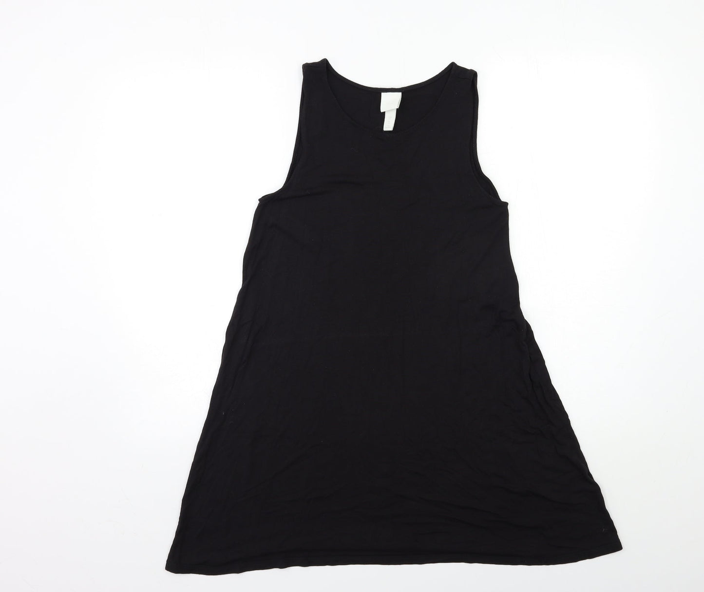 Womens UK Size XS H&M Black Basic Tank