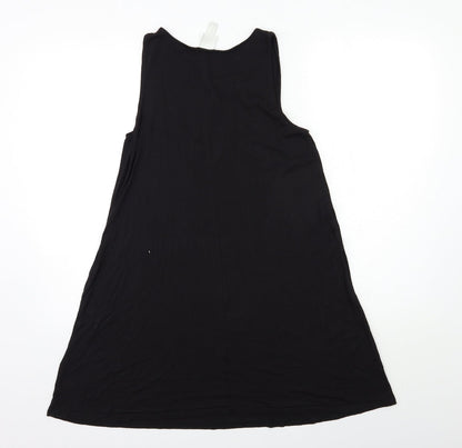 Womens UK Size XS H&M Black Basic Tank