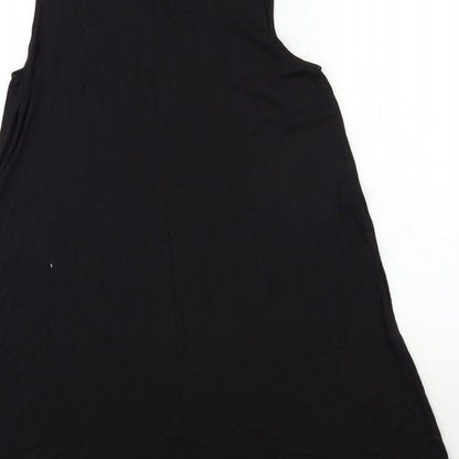 Womens UK Size XS H&M Black Basic Tank