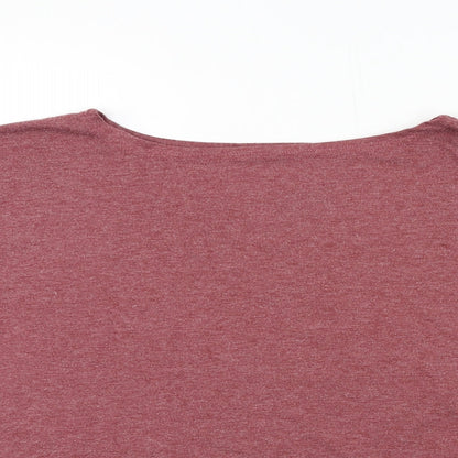 Elfin Womens Red   Basic T-Shirt Size S