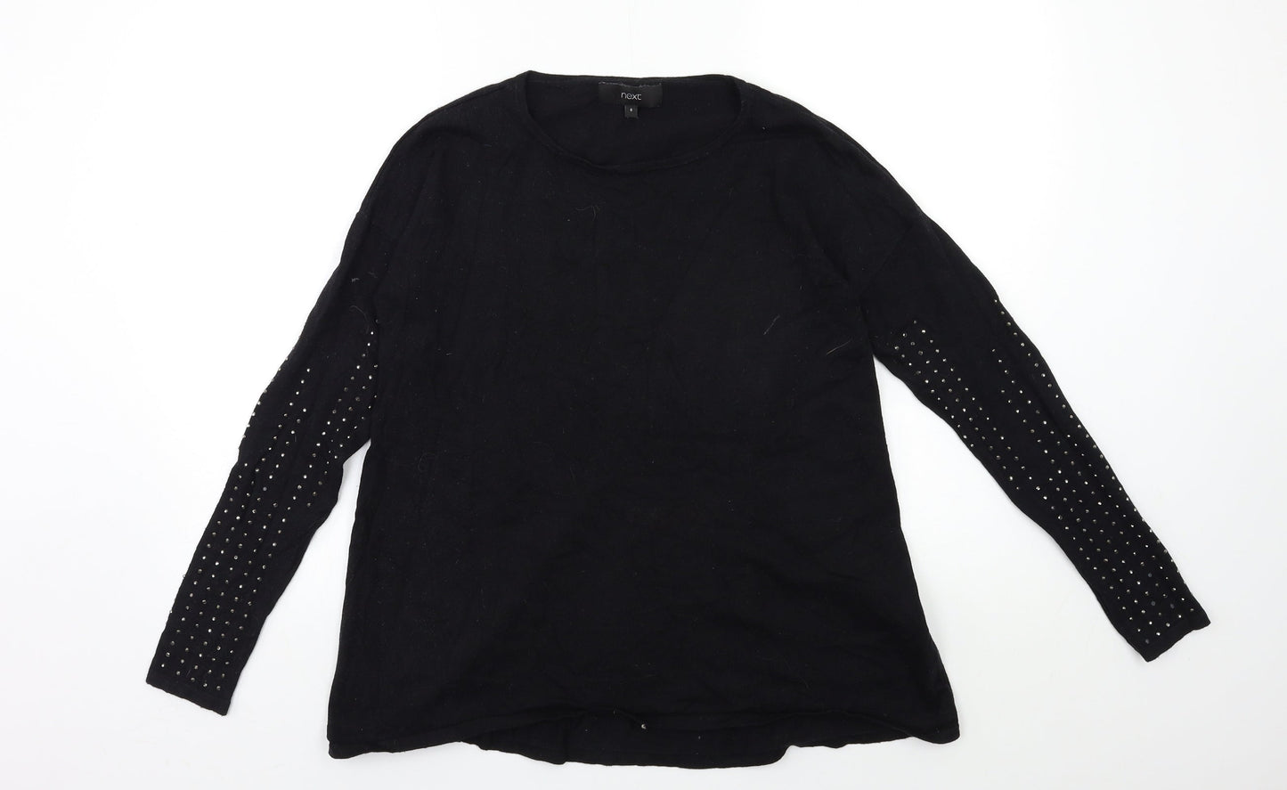 Womens UK Size 6 NEXT Black Pullover Jumper
