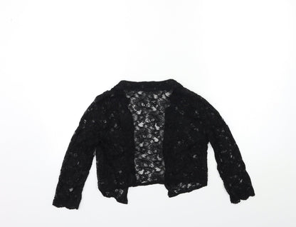 Womens UK Size XS H&M Black Cardigan Jumper