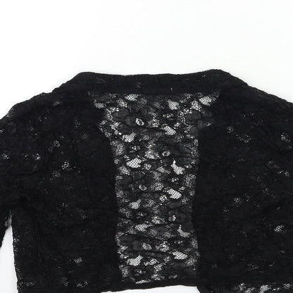 Womens UK Size XS H&M Black Cardigan Jumper