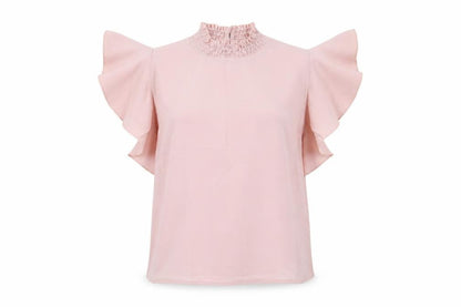 Womens UK Size M SheIn Pink Basic Blouse