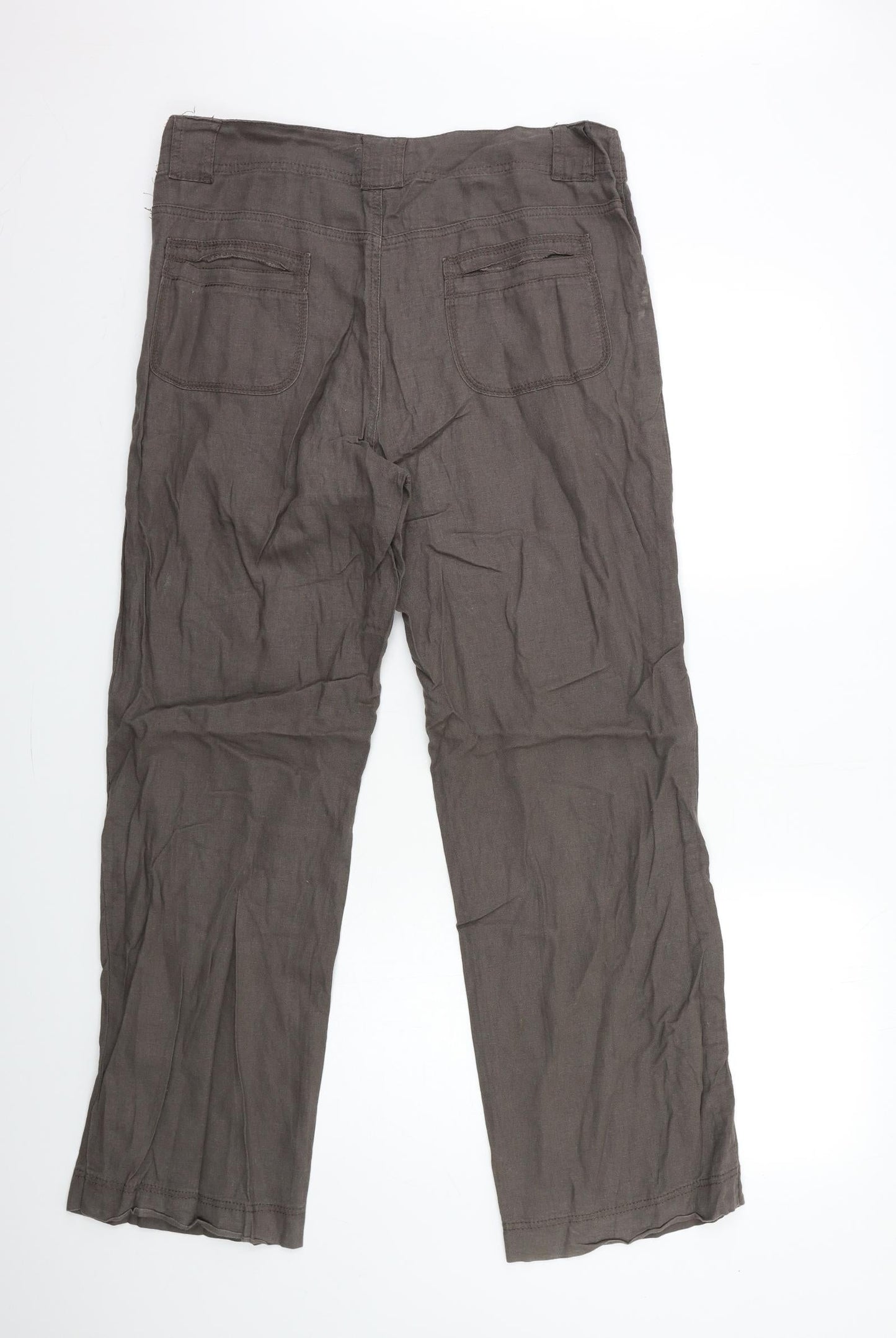 Womens UK Size 32 in Preworn Regular Fit  Grey Trousers