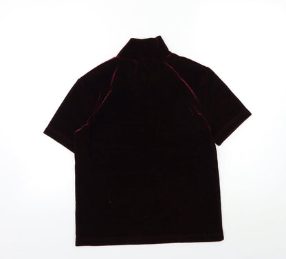 Jessica Womens Red   Basic T-Shirt Size S