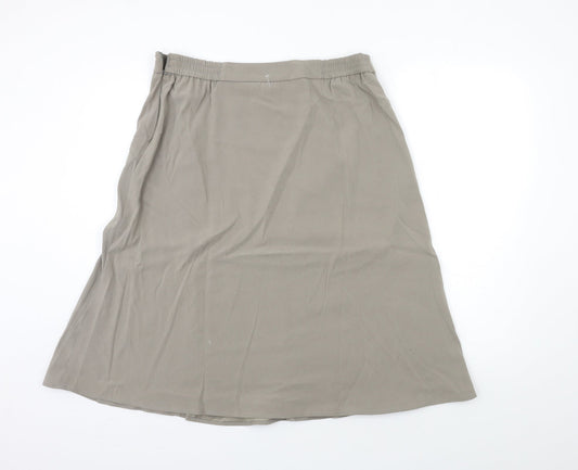 Damart Womens Grey   A-Line Skirt Size 18