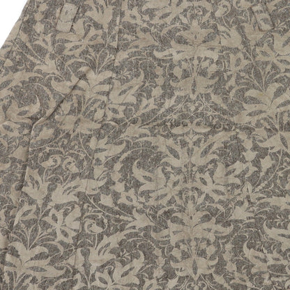 Pretty Woman Womens Grey Floral  A-Line Skirt Size 8