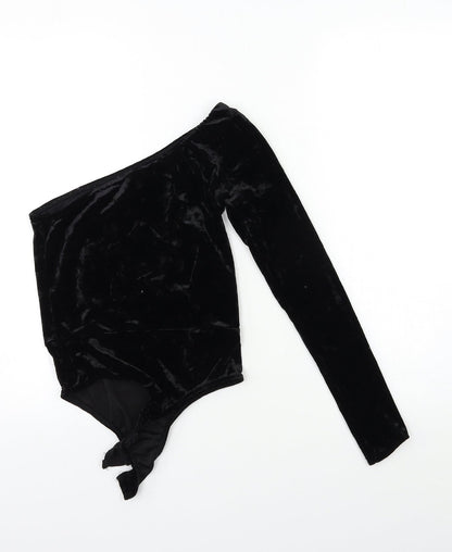 Womens UK Size 6 In the Style Black Basic Tank