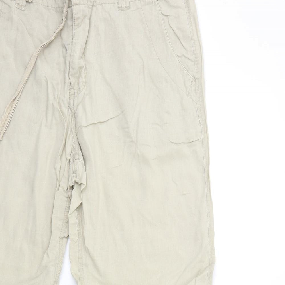 Mens UK Size L CHRISTOPHER CRANE Regular Fit  Beige Trousers
