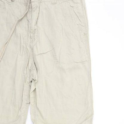 Mens UK Size L CHRISTOPHER CRANE Regular Fit  Beige Trousers