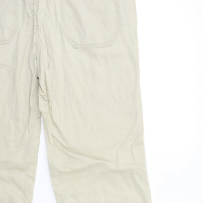 Mens UK Size L CHRISTOPHER CRANE Regular Fit  Beige Trousers