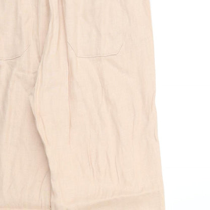 Preworn Womens Pink   Trousers  Size 12 L28 in