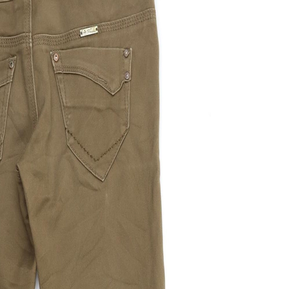 Womens UK Size 6 Toxik3 Regular Fit Skinny Brown Jeans