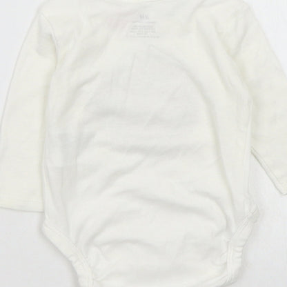 H&M Baby White   Babygrow One-Piece Size 0-3 Months
