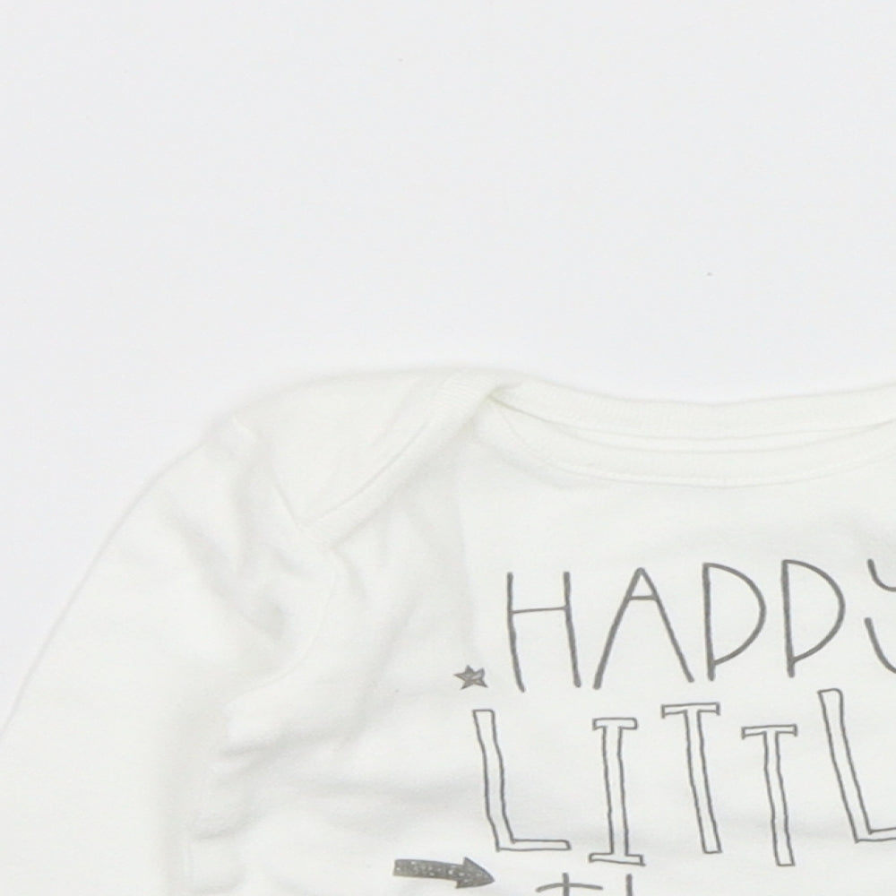Studio Baby White   Basic T-Shirt Size 0-3 Months