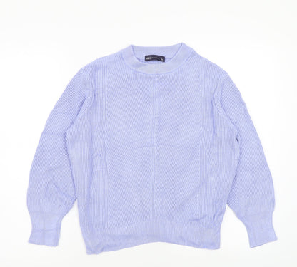 Womens UK Size S M&S Blue Pullover Jumper