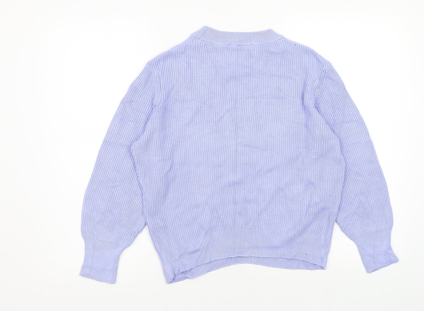 Womens UK Size S M&S Blue Pullover Jumper