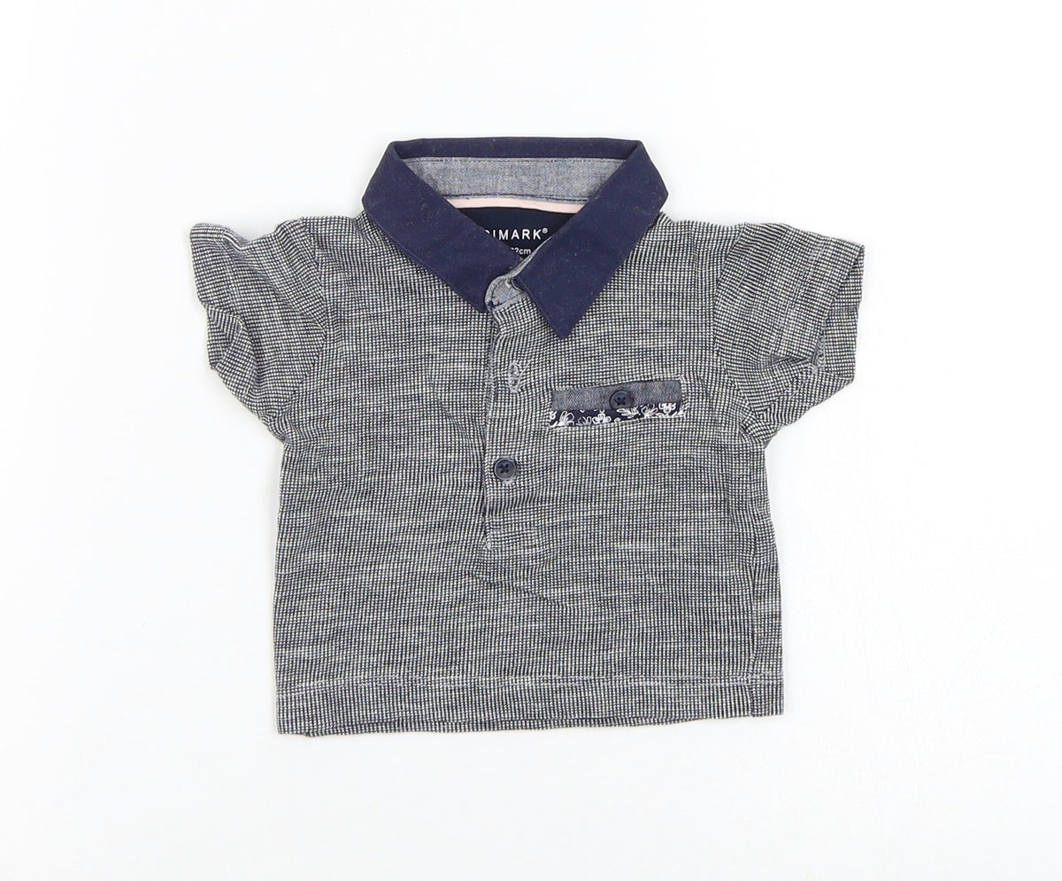 Primark Boys Grey   Basic Polo Size 0-3 Months