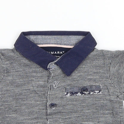 Primark Boys Grey   Basic Polo Size 0-3 Months