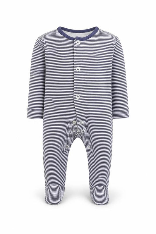 Asda George Boys Multicoloured Striped  Babygrow One-Piece Size 0-3 Months