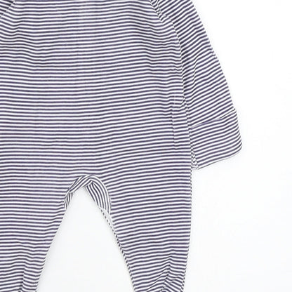 Asda George Boys Multicoloured Striped  Babygrow One-Piece Size 0-3 Months