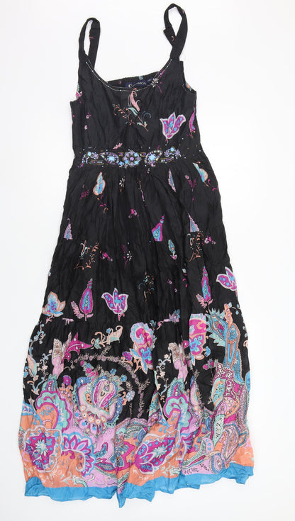 casual and co Womens Multicoloured Geometric  Fit & Flare  Size XS
