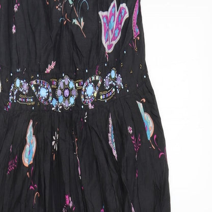 casual and co Womens Multicoloured Geometric  Fit & Flare  Size XS