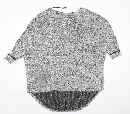 Womens UK Size 8 izabel Grey Pullover Jumper