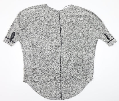 Womens UK Size 8 izabel Grey Pullover Jumper