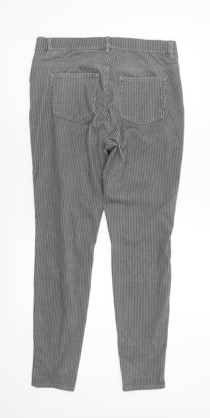 Womens UK Size S Preworn Regular Fit Jegging Multicoloured Trousers