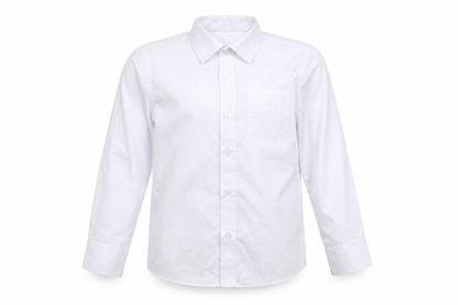 Marks and Spencer Boys White   Basic Button-Up Size 5-6 Years  - School